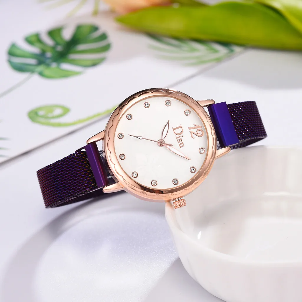 Fashion Simple Ladies Watch Women Cool Butterfly Flying Dance Dial Quartz Mesh Stainless Steel Belt Watches часы женские Gift /d |