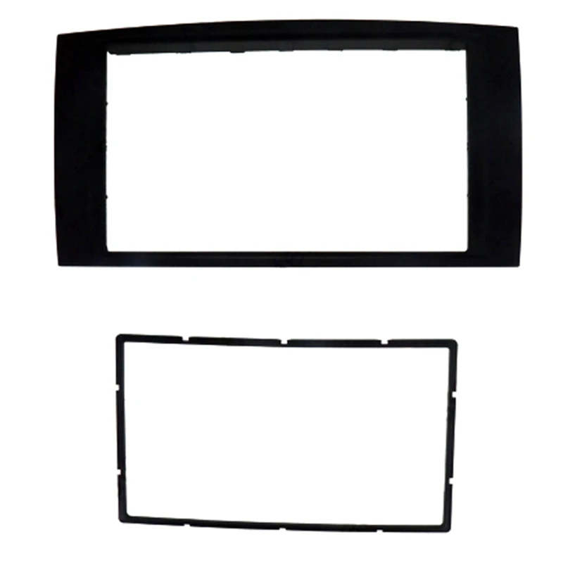 Car Universal 2DIN Modified Navigation Panel DVD/CD Dash Cover Fascia for Touareg 2009 |