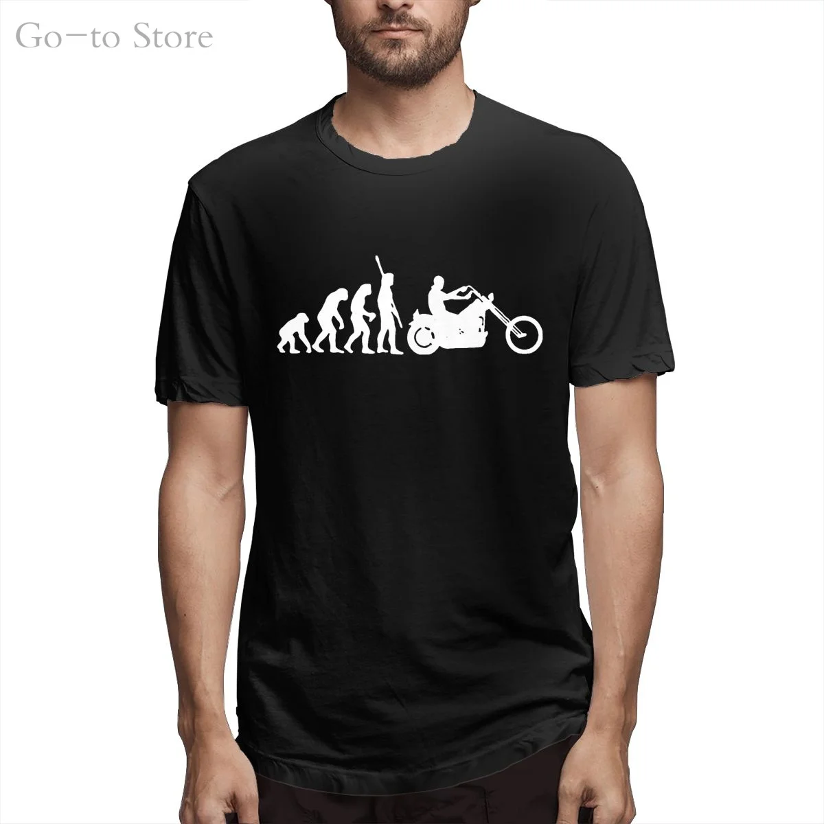 

Motorbike Knight T Shirts Men Motorcycle To Evolution