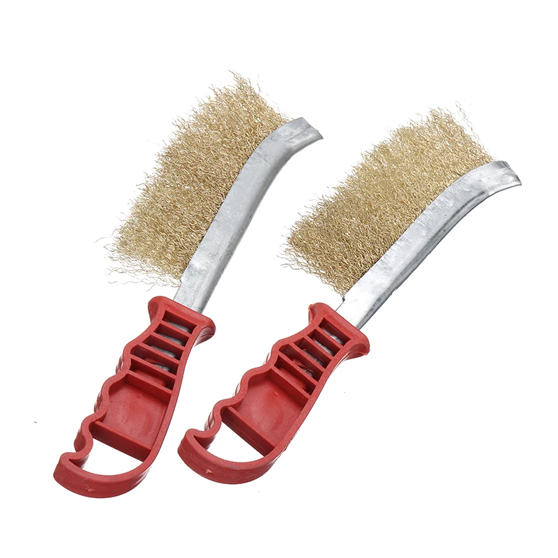 Стальная латунная проволочная щетка 2 шт. 9 дюймов сверхмощный инструмент для