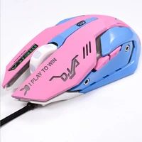 wired gaming mouse 6 programmable button 2400 dpi usb computer laptop gamer mice with rgb backlight for dota2 lol mouse