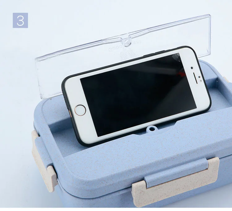 Контейнер для ланча, 3 отделения, Microwavable BPA, горячая еда, оснастки Bento для детей/мальчиков/девочек с столовыми приборами