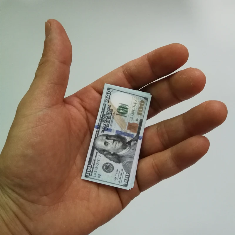 Креативный подарок Миниатюрная игрушка 100 долларов США фото украшение бумажные
