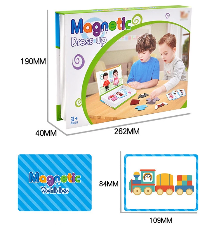 Игрушки Монтессори магнитные пазлы с лицом материалы Обучающие игрушки