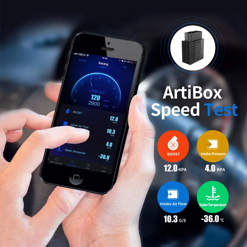 TOPDON Wifi Bluetooth считыватель кодов автомобильный EOBD новейший DIY двигатель obd2 сканер