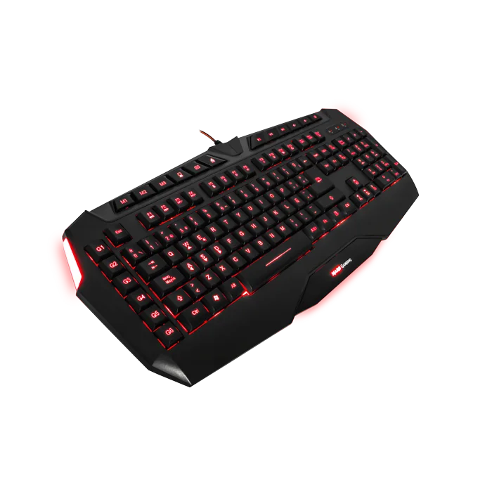 Игровая мембранная клавиатура Mars Gaming MK2US для ПК 8 игровых клавиш игровая