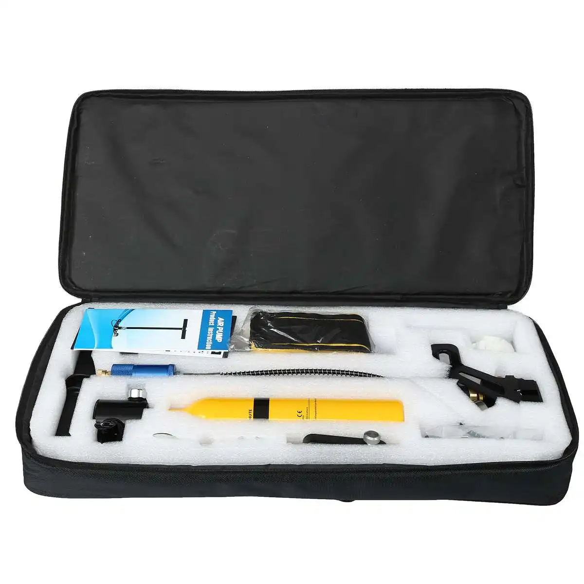 DIDEEP Diving System Mini Scuba Air Tank Scuba Oxygen Cylinder Reserve Air Tank Pump Aluminum Box Snorkeling Diving Equipment