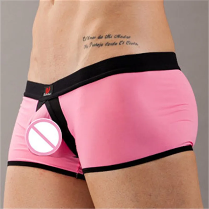 Мужское нижнее белье WJ прозрачные супертонкие тканевые шелковые U-выпуклые