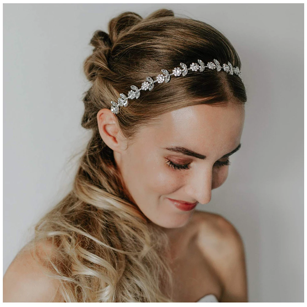 

Handmade Bridal Headpieces Bridal Hair Accessories for Adult Rhinestone Bridal Tiara Crown Crystal Bridal Headband