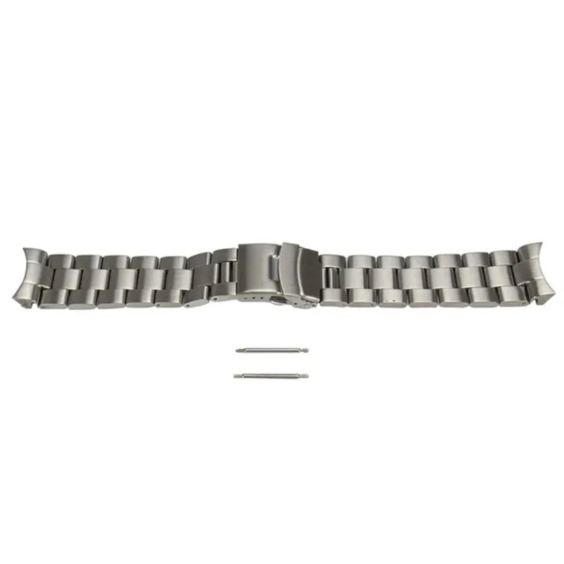 316L Stainless Steel 22mm Solid Curved End Watch Strap Band Bracelet Fit For Seiko SKX007 SKX009 7002 Watch