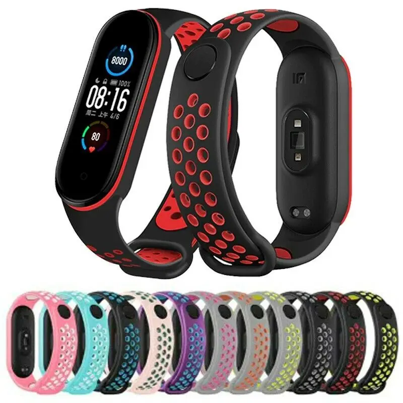

Smart Band Watch Bracelet Wristband Blood Pressure Heart Rate Tracker M4 M5