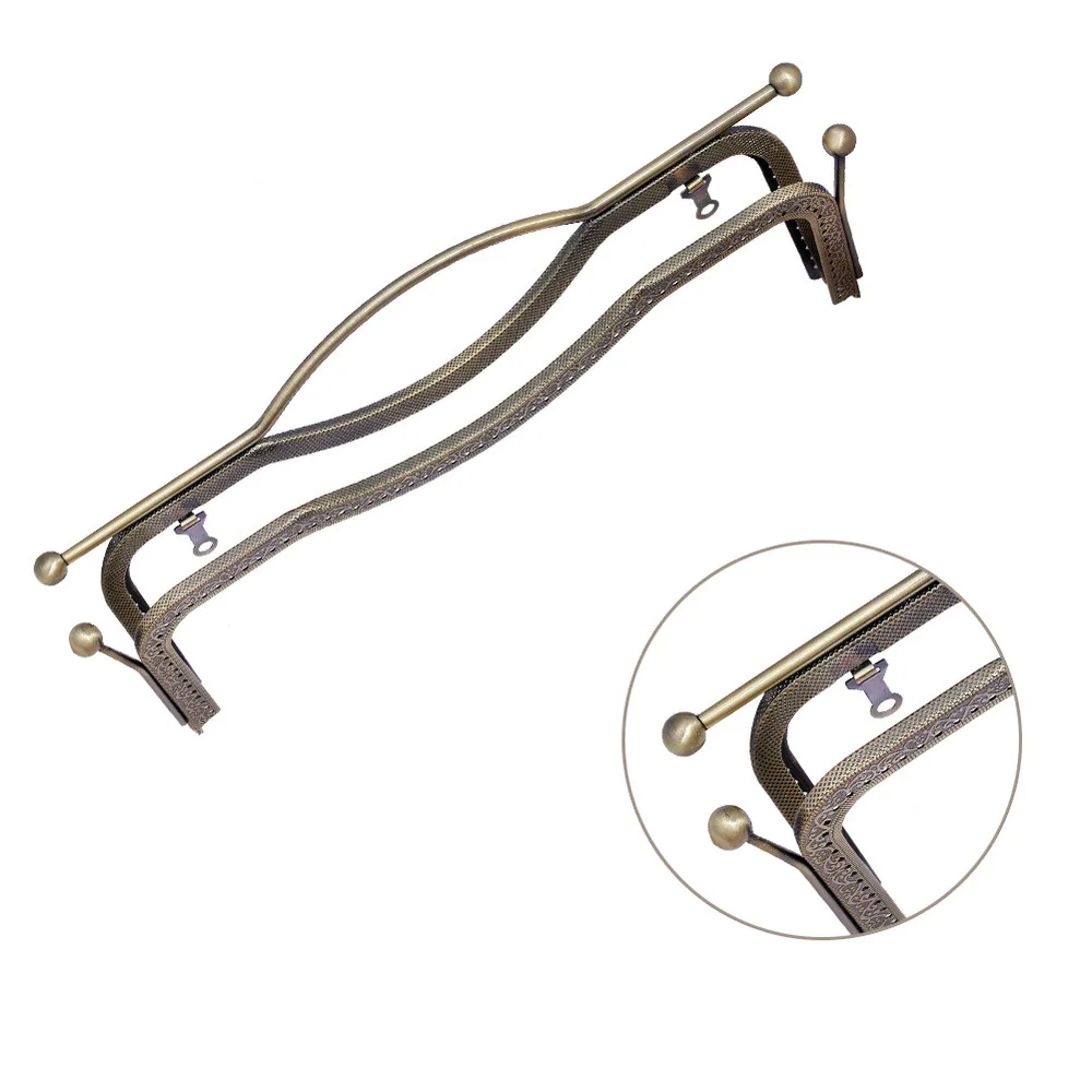 Замок с застежкой для женского клатча ручной работы 27 см|Принадлежности