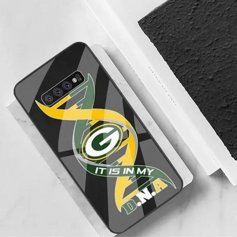 

0 Green Bay Packers Phone Case Tempered Glass For Samsung S6 7 8 9 10 20 Plus Ultra Note8 9 10 10pro