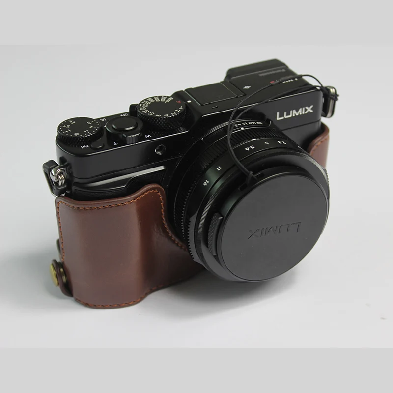 Чехол из искусственной кожи для камеры Panasonic LX100II LX100M2 LX100 MarkII|Сумки