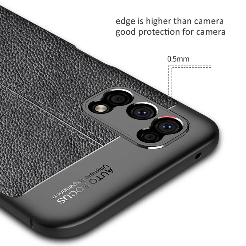 keysion shockproof case for oppo realme 7 5g 7 pro luxury leather texture soft silicone phone back cover for realme v5 5g q2 free global shipping