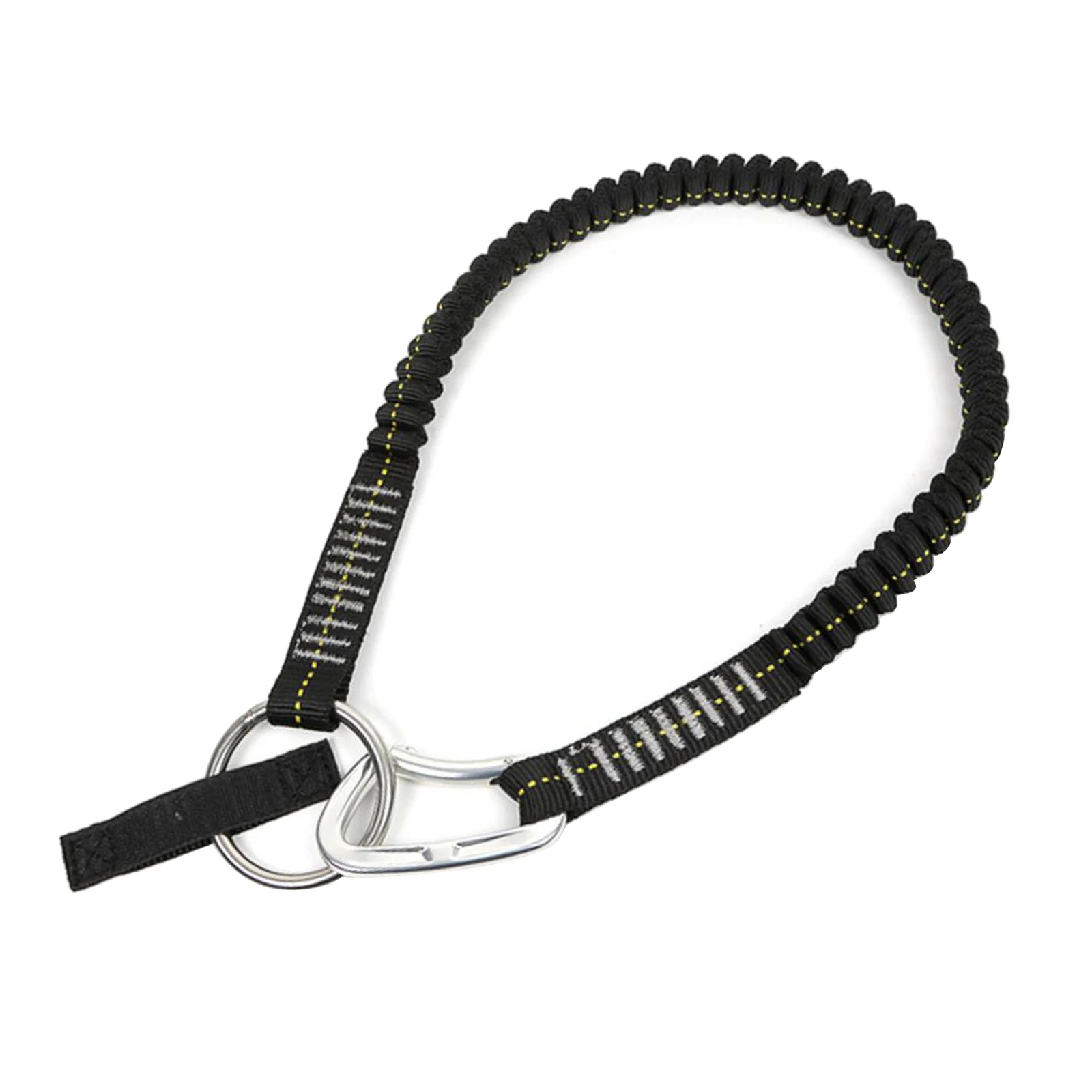 fall arrest lanyard workwear stretchable protection equipment with carabiner safety shock absorbing harness webbing belt free global shipping