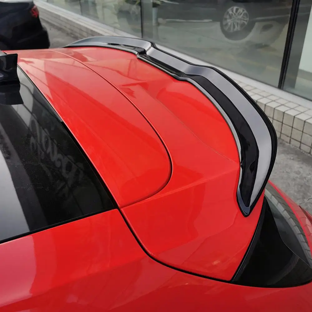 Для focus ST Line хэтчбека 4D спойлер удлинительная крышка заднее крыло ABS текстура