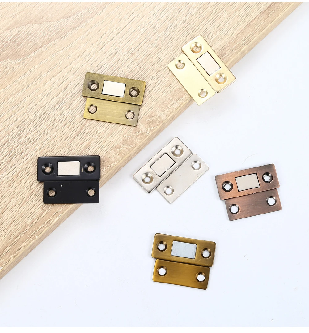

Magnetic Invisible Strong Door Stopper Punch-free Doorstop Latch Closed Closer Magnet Wardrobe Door Closer Hardware Door