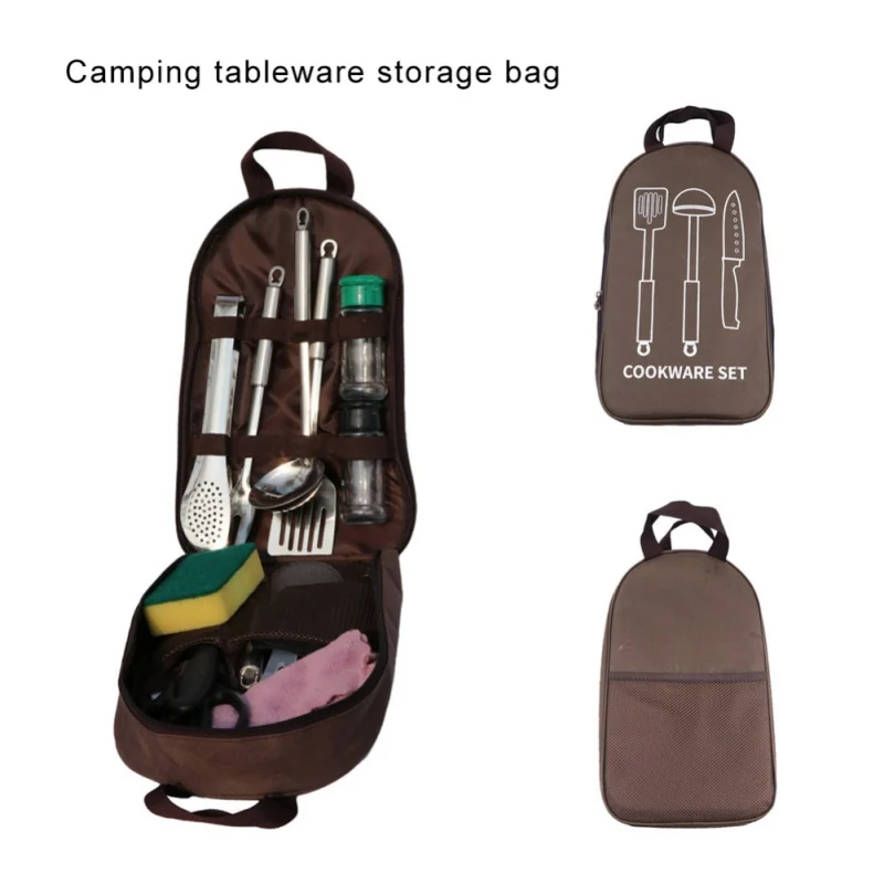

Portable Camping Cooker Storage Bag Outdoor Camping Kitchenware Storage Bag