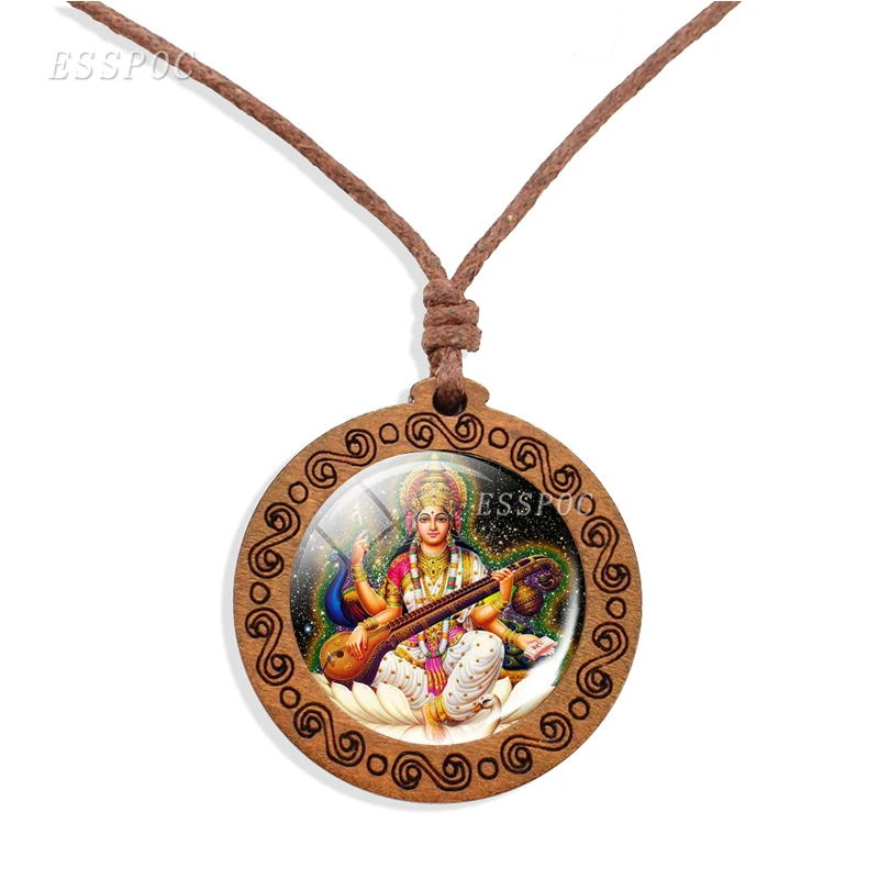 ЭТНИЧЕСКАЯ подвеска деревянное ожерелье индийские свадебные украшения