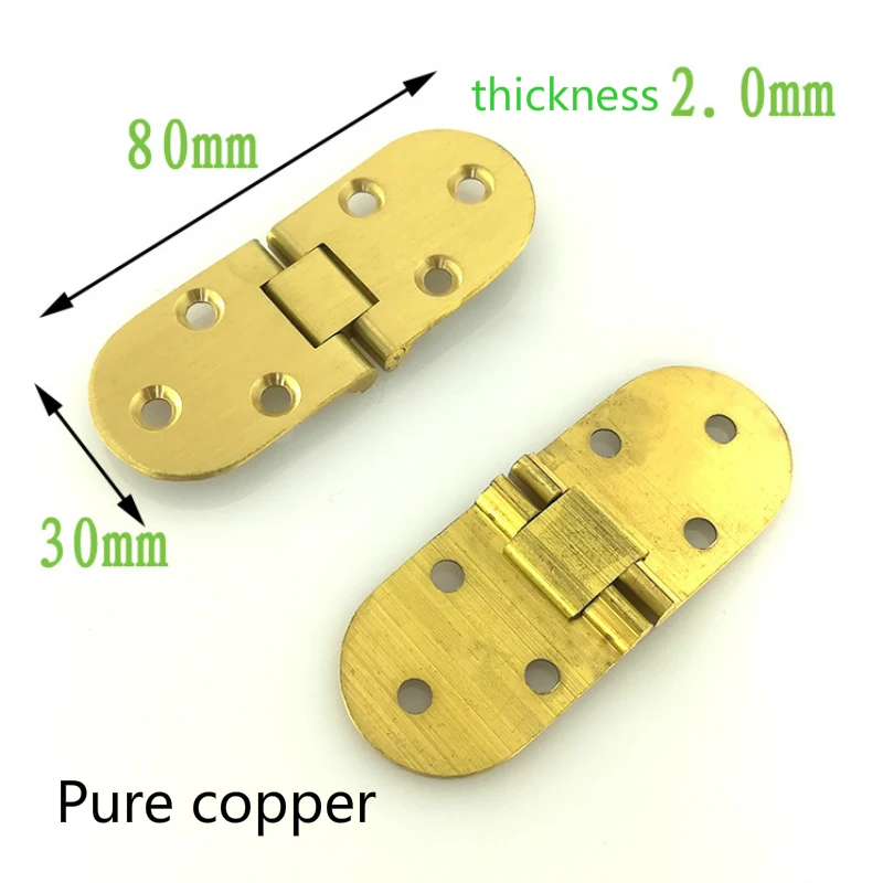Складной стол медные петли 80*30 мм швейная машина столешница медь Скрытая 180