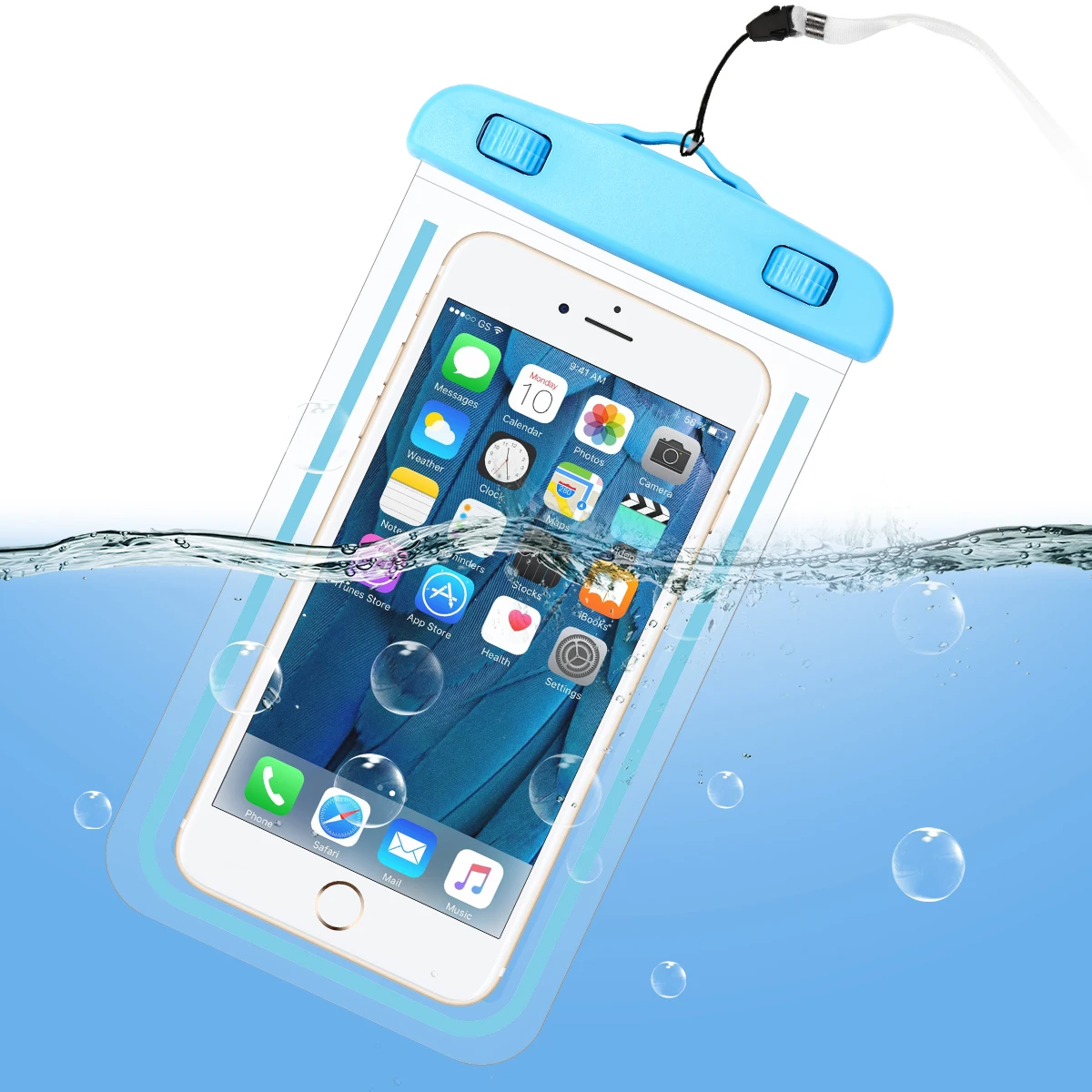 Плавательный чехол для телефона настоящий водонепроницаемый iPhone 11 Pro XS Max X 8 7 6 6s