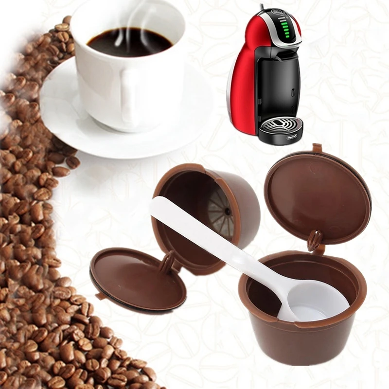 2 шт. многоразовые Кофе капсулы ложка комплект многоразового для Nescafe моделей Pod