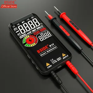 Мультиметр BSIDE цифровой, с ЖК-дисплеем, 9999 отсчетов