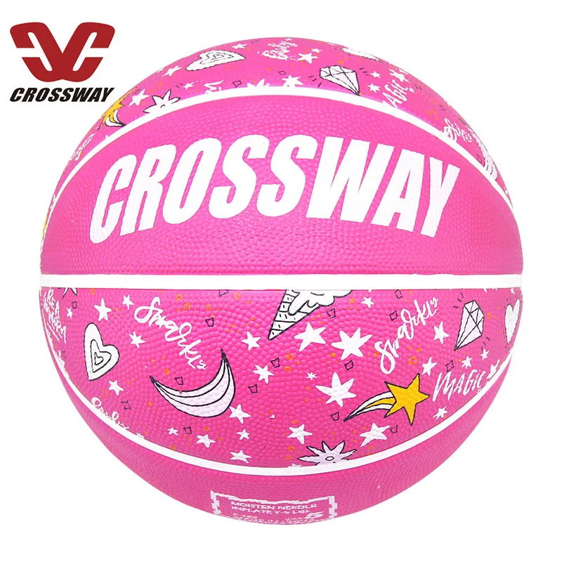 Резиновый баскетбольный мяч CROSSWAY для взрослых оборудование тренировок