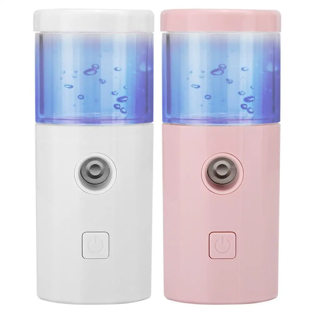 

Portable 20ml Mini Nano Spray Atomization Face Moisturizing Mister Hydrating Steamer Sprayer Facial Humidifier Skin Care Tools