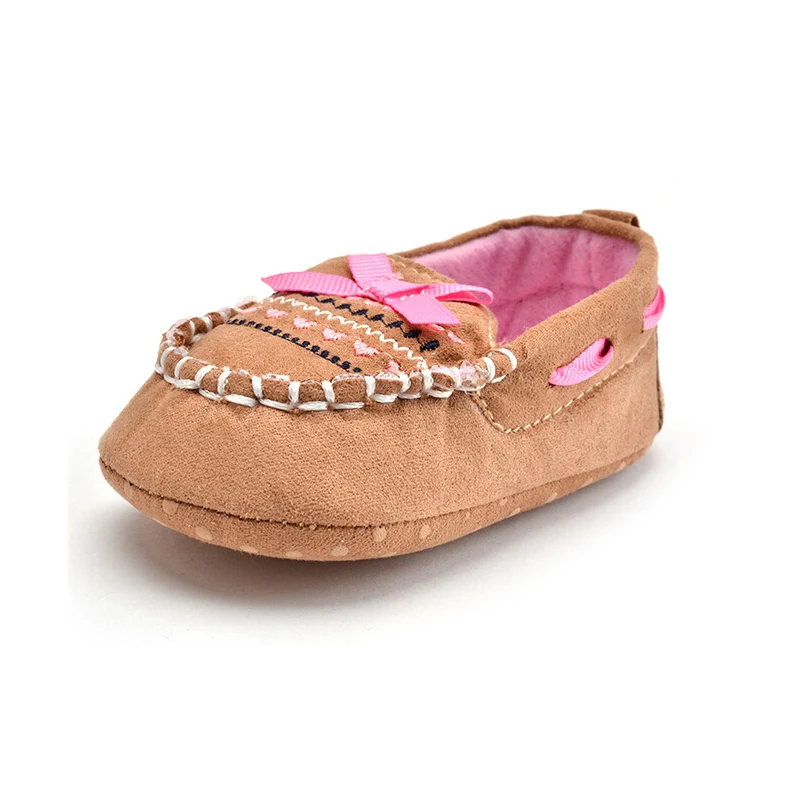 Модная Повседневная весенне-Осенняя обувь для новорожденных девочек Милая без