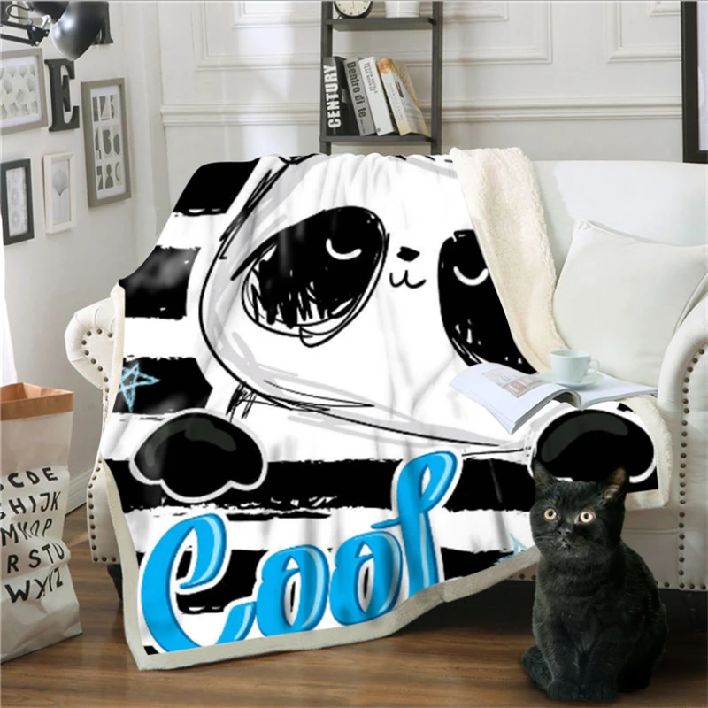 Тяжелое одеяло мультфильм аниме двойной теплый плед диван массивное вязаное