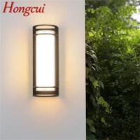 hongcui wall sconces light outdoor classical led lamp waterproof ip65 home decorative for porch stairs