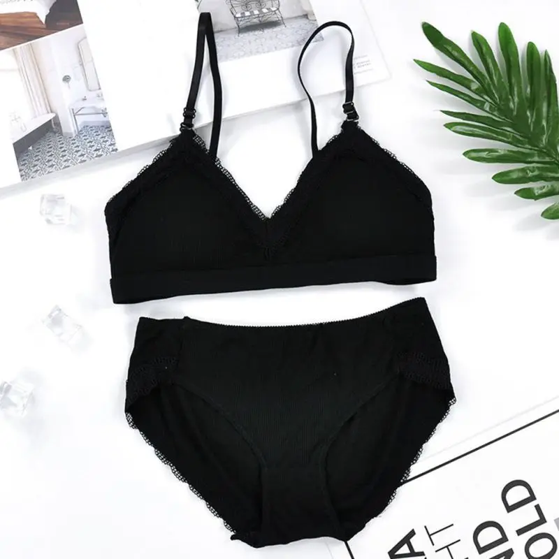 

Соблазнительные женские бесшовные комплекты с бюстгальтером, кружевные красивые женские универсальные удобные комплекты нижнего белья дл...