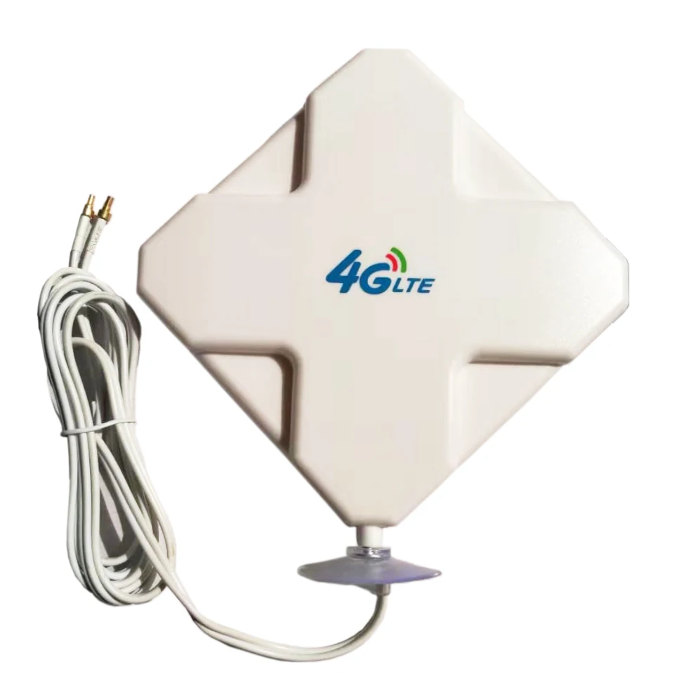 4G LTE антенна с высоким коэффициентом усиления 35dBi SMA TS9 интерфейс MIMO с двойной головкой Расширенный прием для Netgear Nighthawk роутер Huawei модем