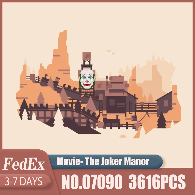 

Creator Expert The Joker Manor Mdoel 07090 Building Block Brick Children Christmas Toys Gifts
