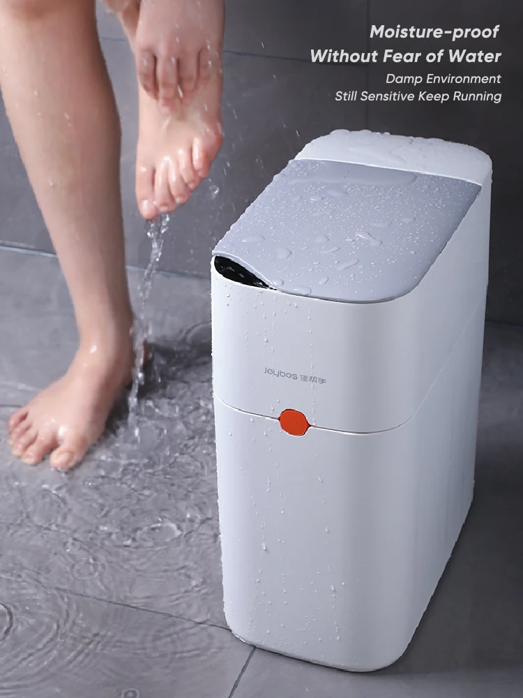 joybos smart automatic sensor trash can waterproof garbage bucket dustbin for bathroom kitchen cabinet storage narrow bin jx59 free global shipping