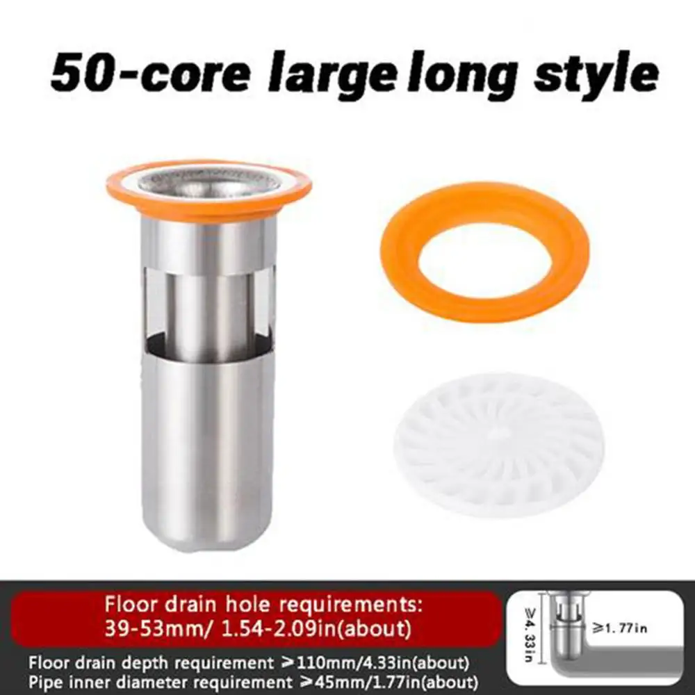 Вставные круглые напольные мусорные решетки для ванной комнаты сливные простые