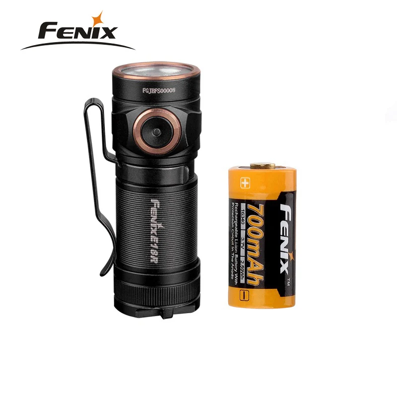 Новый фонарь Fenix E18R Cree XP-L HI LED 750 люмен 16340/CR123A Магнитный зарядный аккумулятор EDC |