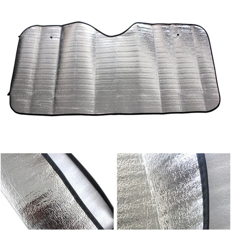 

For 1 Pcs 130x60CM Universal Car Windshield Window Sunshade Large Reflective Sun Visor Screen Sun Cover Dustproof