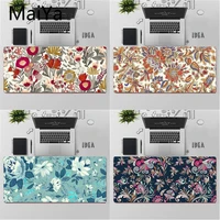maiya top quality vintage floral art pattern beautiful anime mouse mat free shipping large mouse pad keyboards mat