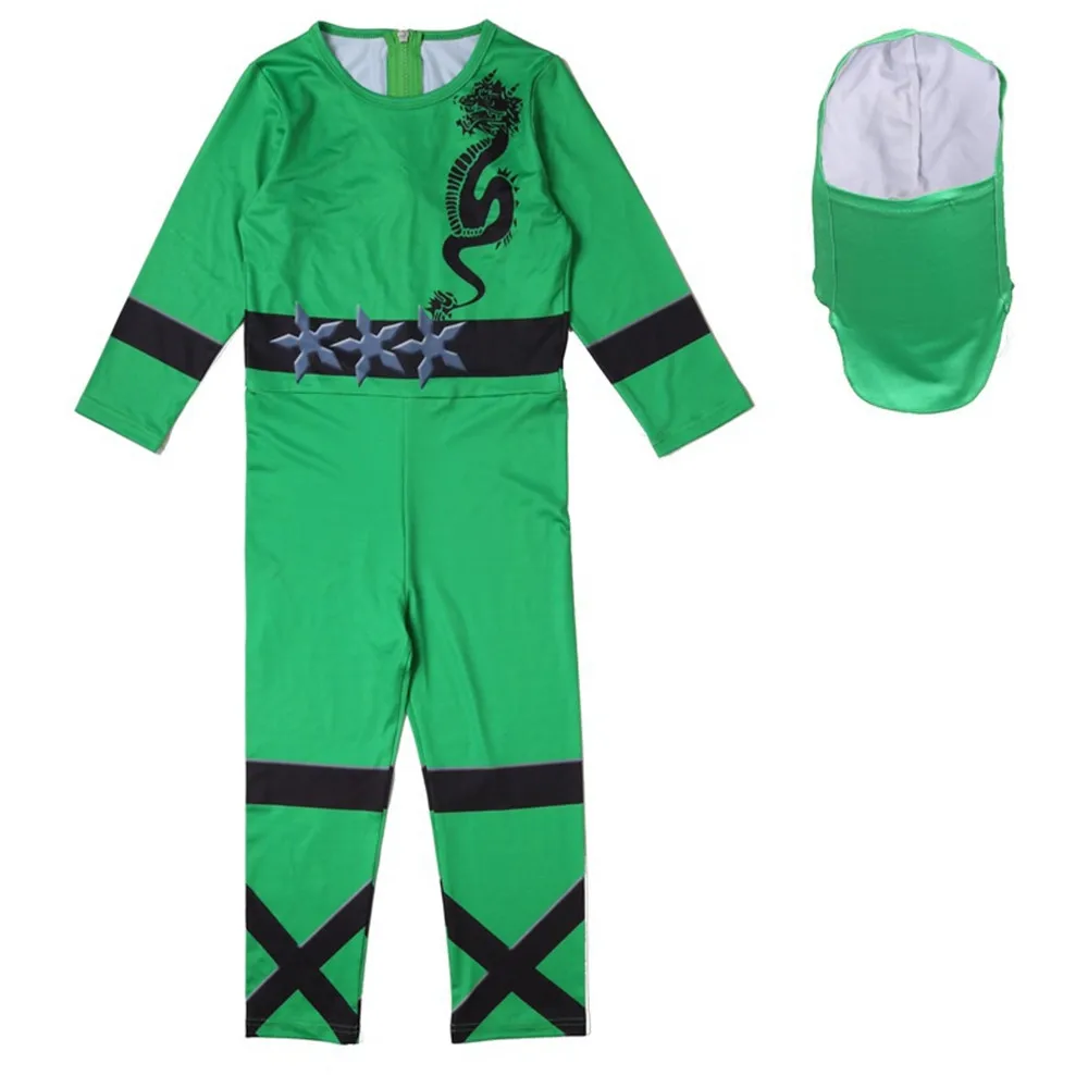 Ninja cosplay Costume Halloween For Kids Role Play Party Cosplay Anime Clothing Jumpsuits |