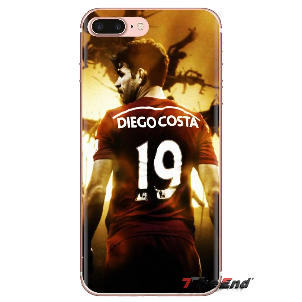 For Xiaomi Mi3 Samsung A10 A30 A40 A50 A60 A70 Galaxy S2 Note 2 Grand Core Prime Diego Costa Art Soccer Star Silicone Shell Case |