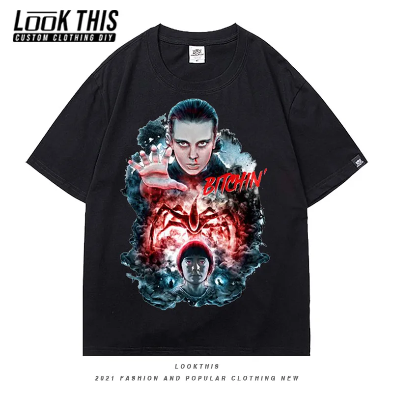 

Top Stranger Things Summer 2021 Cartoon Kids O-Neck T Shirts Children Clothing Teen Sport Casual Tee-Shirt Pullover Short Sleeve