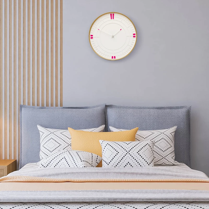 

Large Luxury Wall Clock Nordic Mute Living Room Simple Clock Duvar Saati Wall Watch Home Decoration Modern Design DD45WC