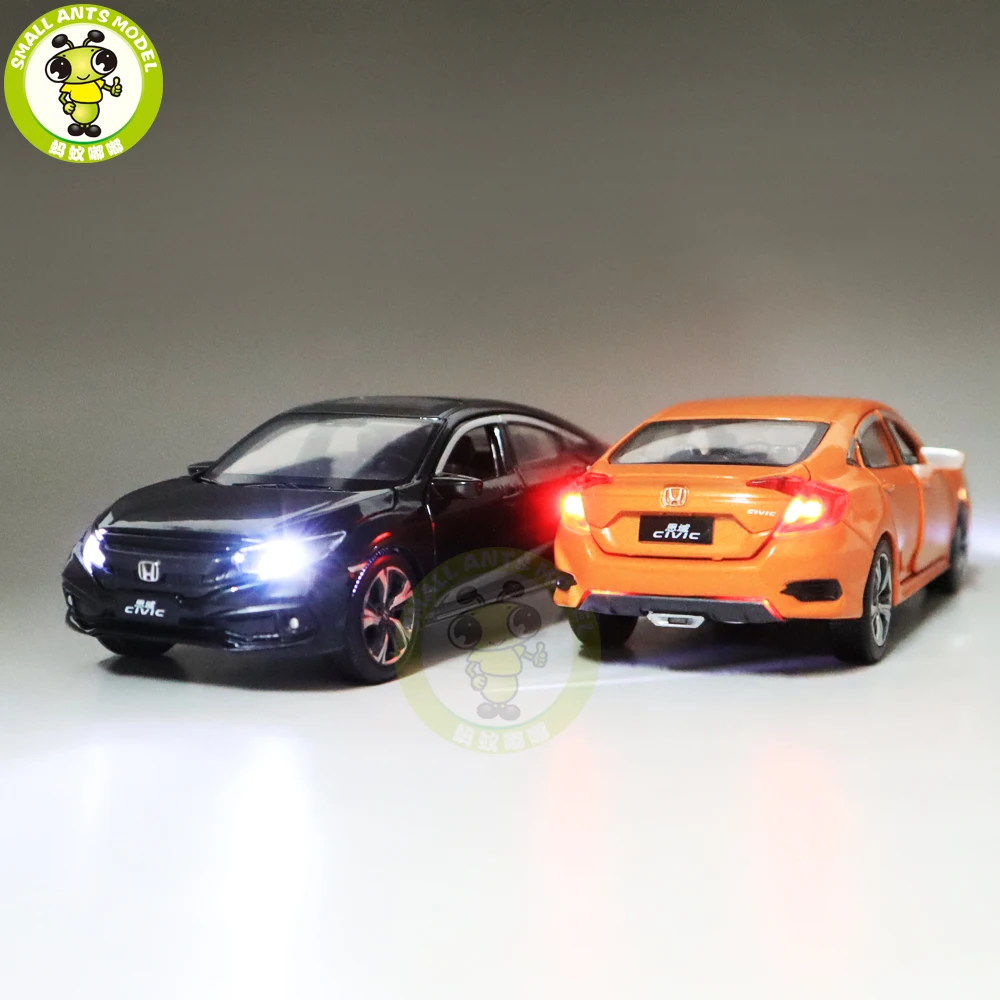 1/32 Jackiekim CIVIC литая под давлением Металлическая Модель автомобиля игрушки дети
