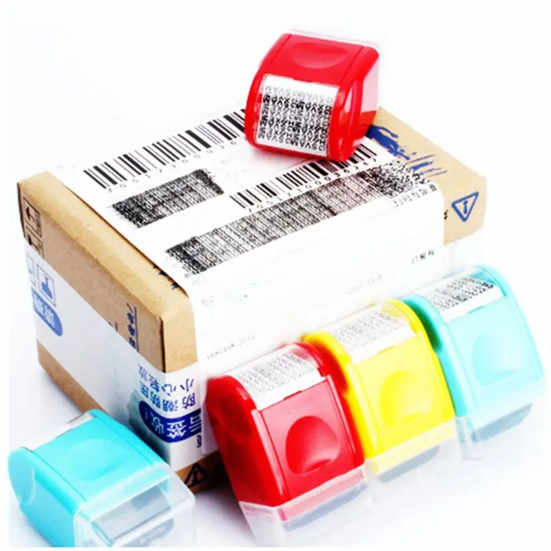 

2021 New Identity Theft Protection Roller Stamp Protect Your ID Privacy Confidential Data