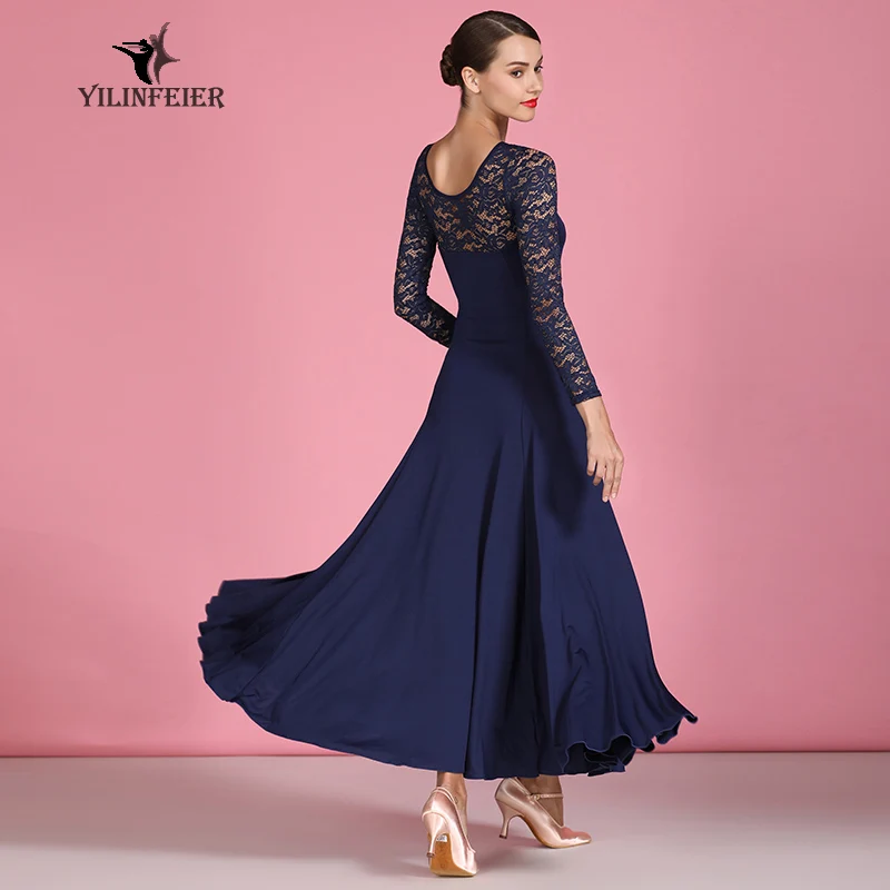 Женское бальное платье S9064 новое стандартное танцевальное для конкурсов бальных