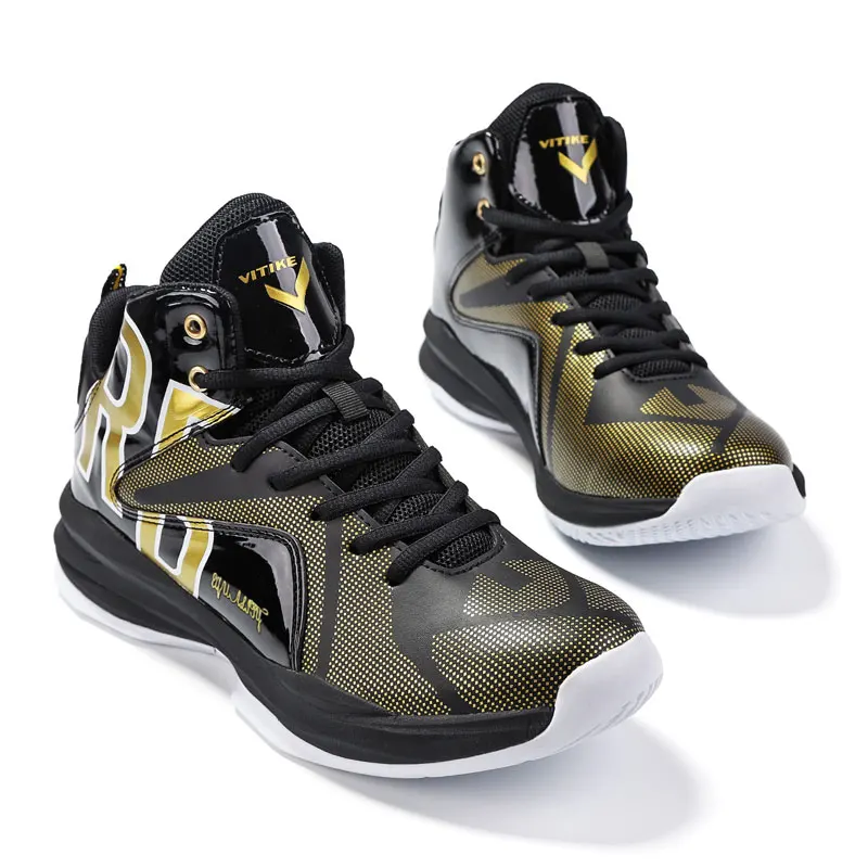 Баскетбольная обувь для мальчиков кроссовки с высоким верхом нескользящая