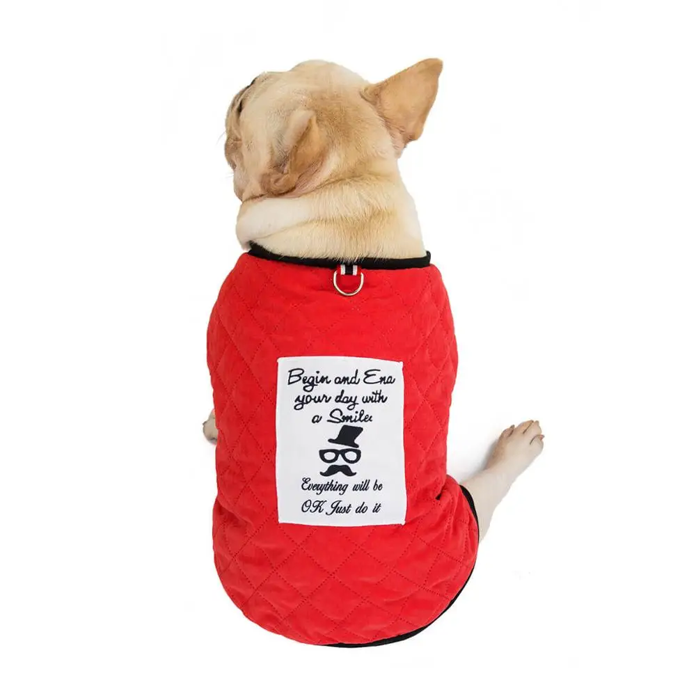 

High Quality Cotton Material Autumn And Winter Comfortable Fashion Pet Coats Dog French Bulldog Clothes